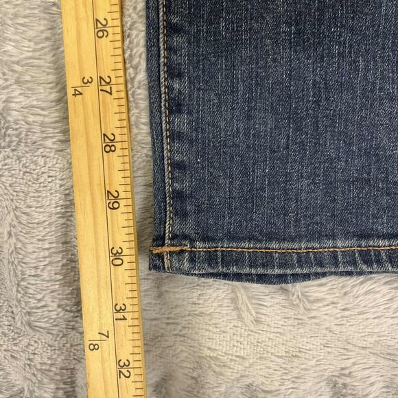 Old Navy The Diva Jeans Women 10 Skinny Mid Rise Stretch Zip Pocket Blue Denim - Picture 6 of 7